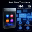 Real-time translation on screen: 144 languages online, 16 offline, private mode, Chat AI and camera translation